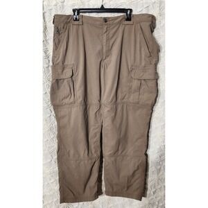 Duluth Trading‎ Mens Cargo Pants Size XXL Khaki Workwear Outdoor Relaxed